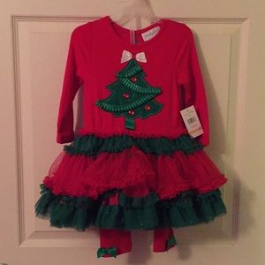 Christmas tutu and leggings